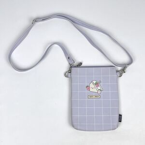 SSUEM & CCLIM Purple Berry & Bread Faux Leather Crossbody Bag Mini Purse